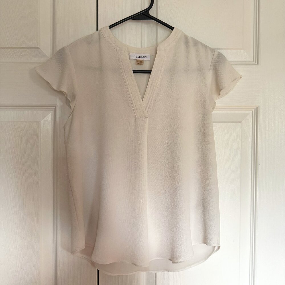 Calvin Klein Women's Blouse - Size XS